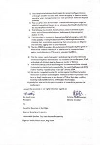 Petition against Suleiman Abdulrazaq