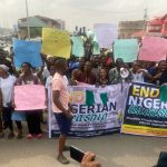 Breaking: Peaceful protest in Ibadan, amid rising cost of living