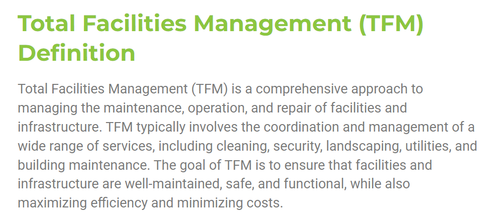 TFM Definition