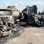 Fubara visits fire-gutted scene in Rivers, promises compensation
