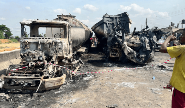 Fubara visits fire-gutted scene in Rivers, promises compensation