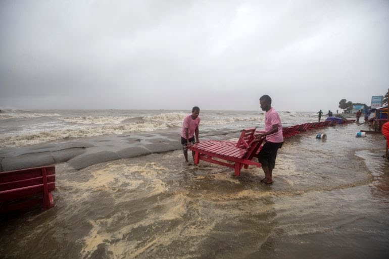 Cyclone Hits India And Bangladesh