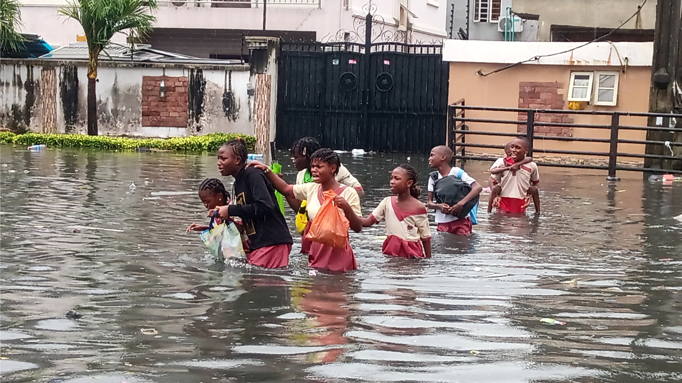 Massive Flood Hits Thaddeus Attah's Constituency In Eti-Osa