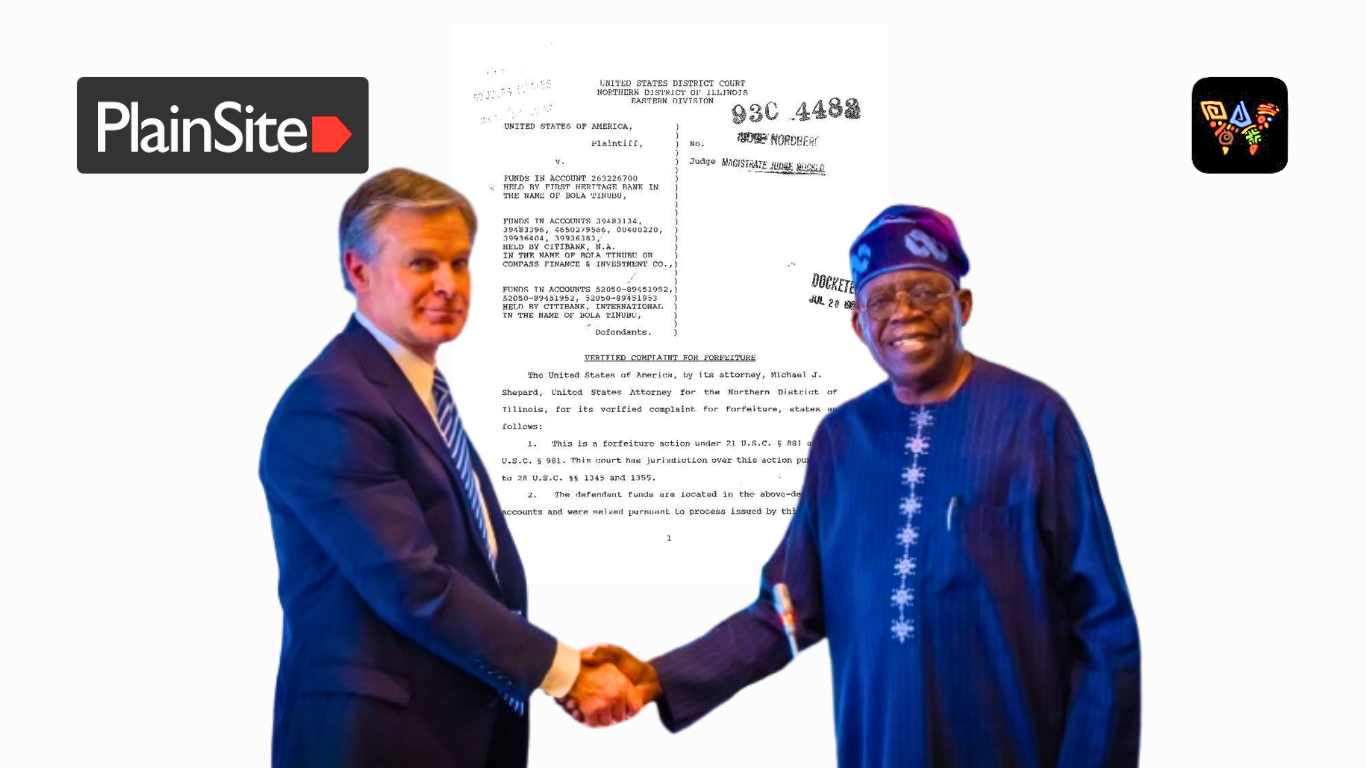 With FBI Files Anti-Redaction Case In US Court, Tinubu Meets With FBI Director Christopher Wray