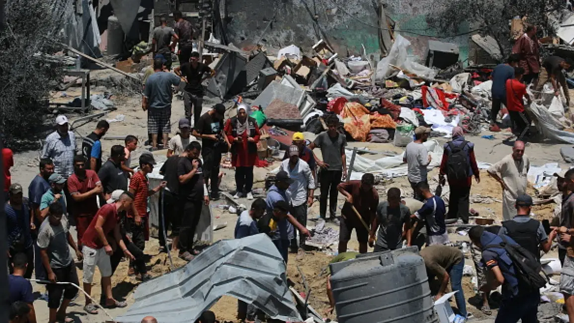 Gaza Camp Israeli Strike