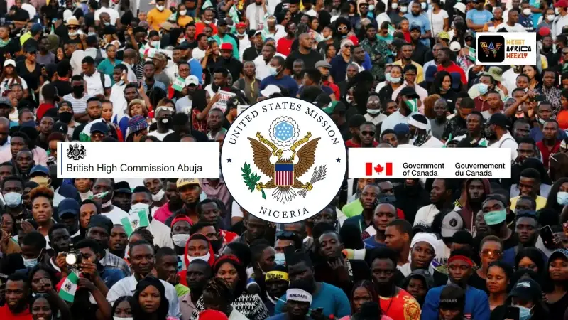 #EndBadGovernance Protest: US, UK, Canada Issues Security Alerts To Citizens In Nigeria