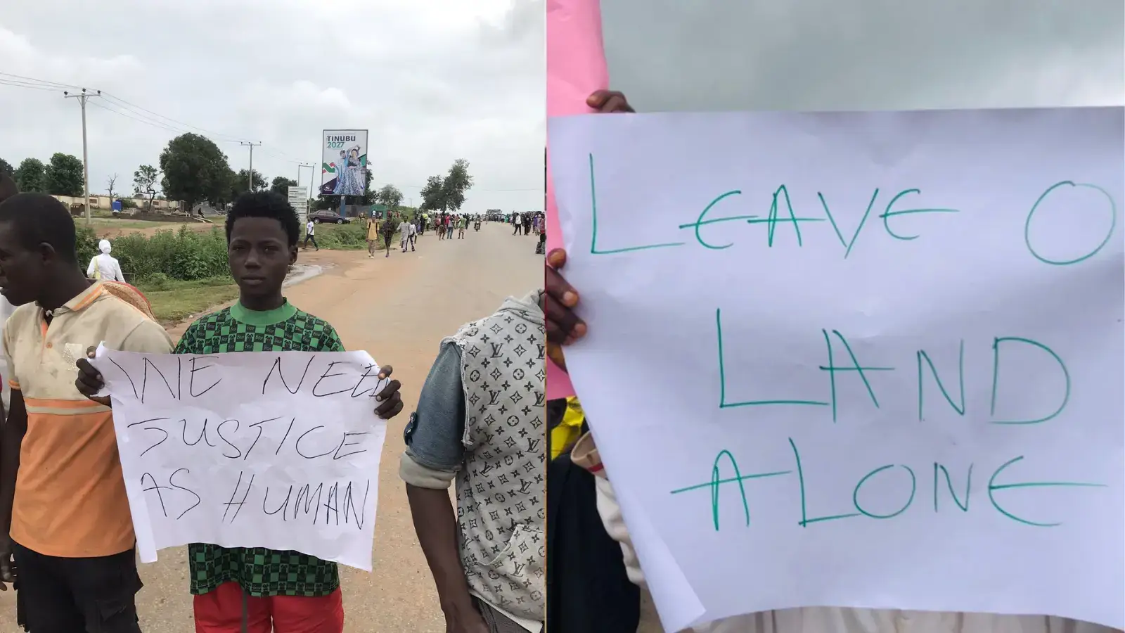 Abuja Residents Protest Against Navy Signpost On Iddo Community Land
