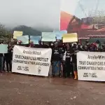 Liberia protest pollution ArcelorMittal