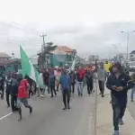 Protesters Storm Yobe State Government House 