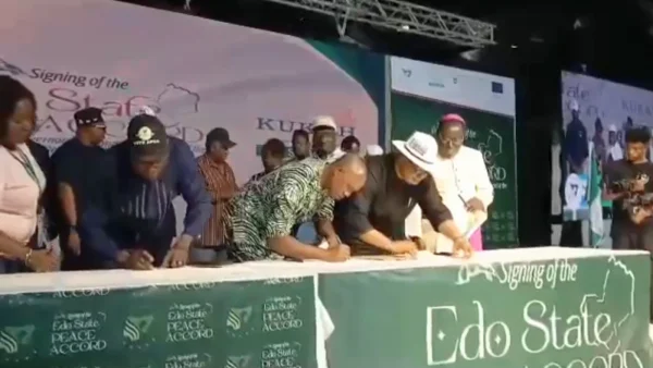 Edo Election: PDP Refuses To Sign Peace Accord with Major Opposition Parties LP, APC on Security Condition