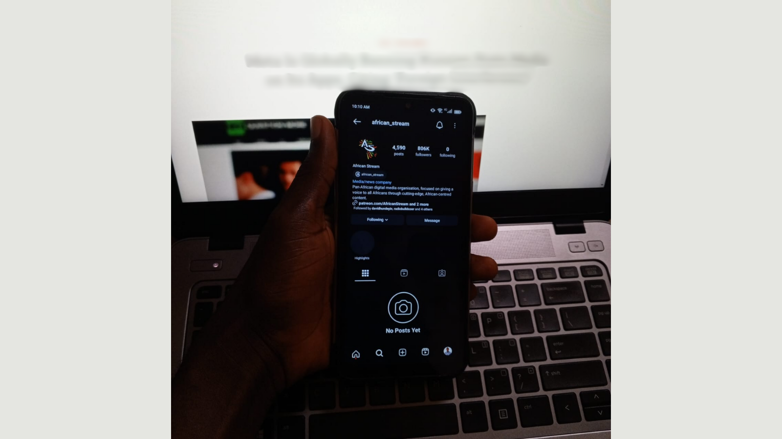 Meta Ban African Stream Accounts on U.S. State Department Draconian Order