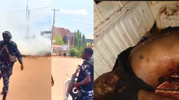 Enugu State Police Use Teargas on Nigerians Demanding Accountability for Musician Okezie Mbas Murder