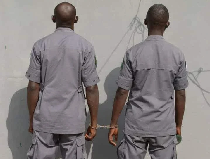 customs officers in viral video