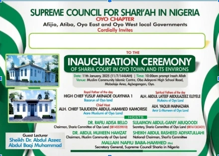 Sharia Law In Oyo State