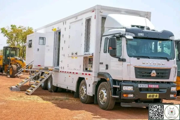 Burkina Faso ultramodern mobile hospital