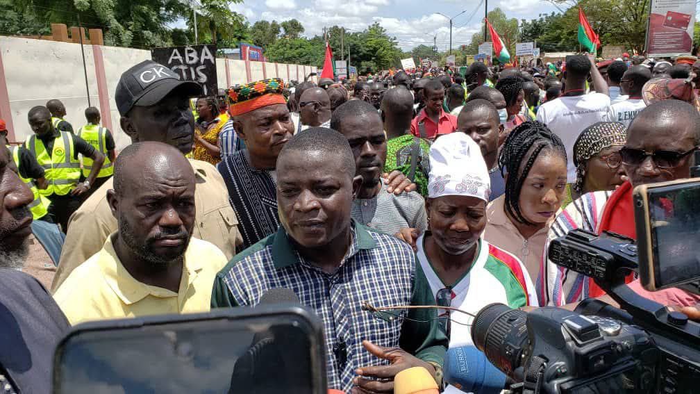 Burkinabè citizens protest against foreign interference